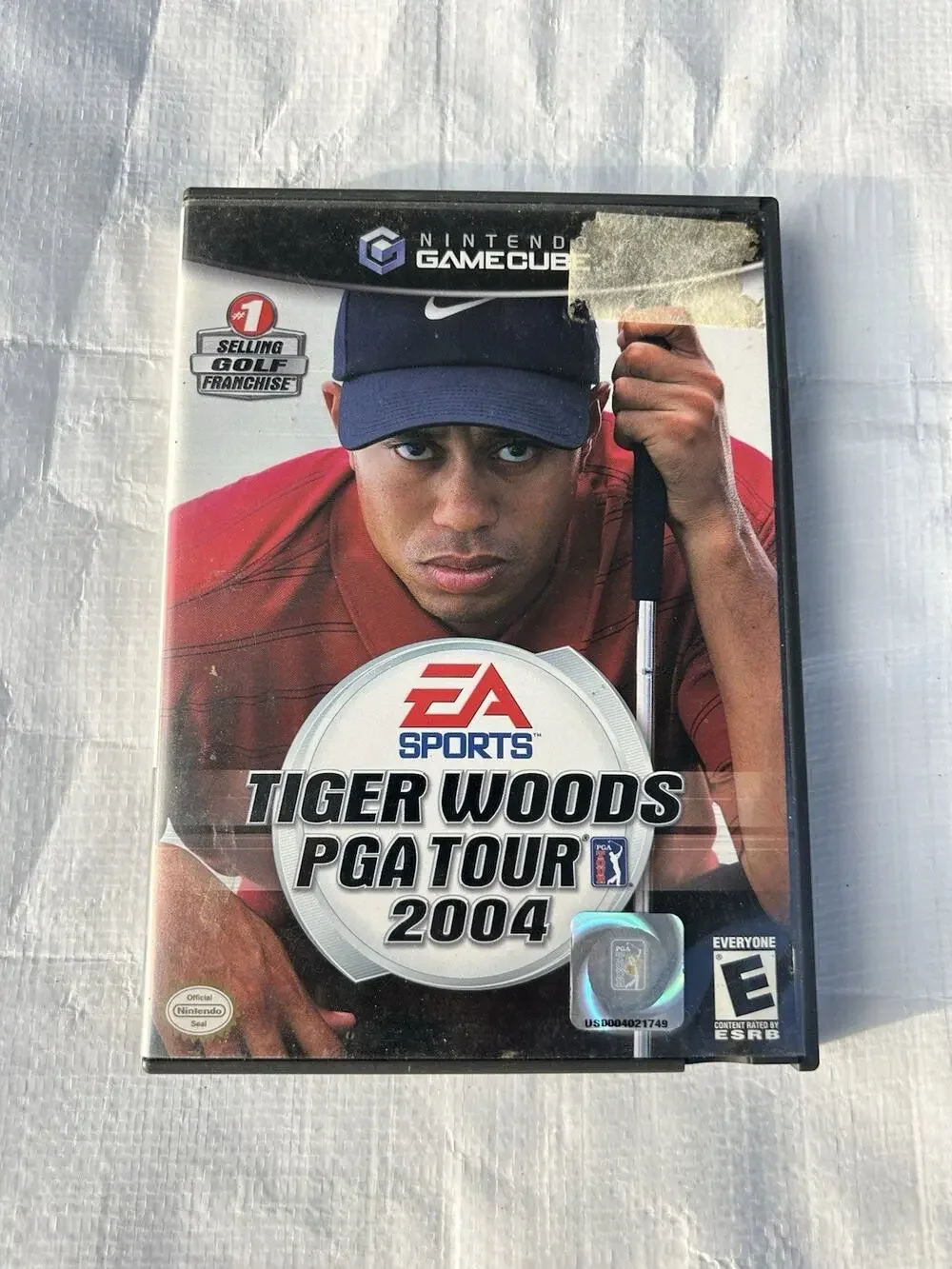 Tiger Woods PGA Tour 2004 Game, Both Discs & Manual, Missing One Disc